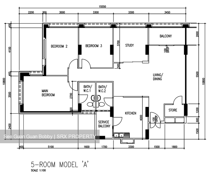 Blk 617 Choa Chu Kang North 7 (Choa Chu Kang), HDB 5 Rooms #214572581